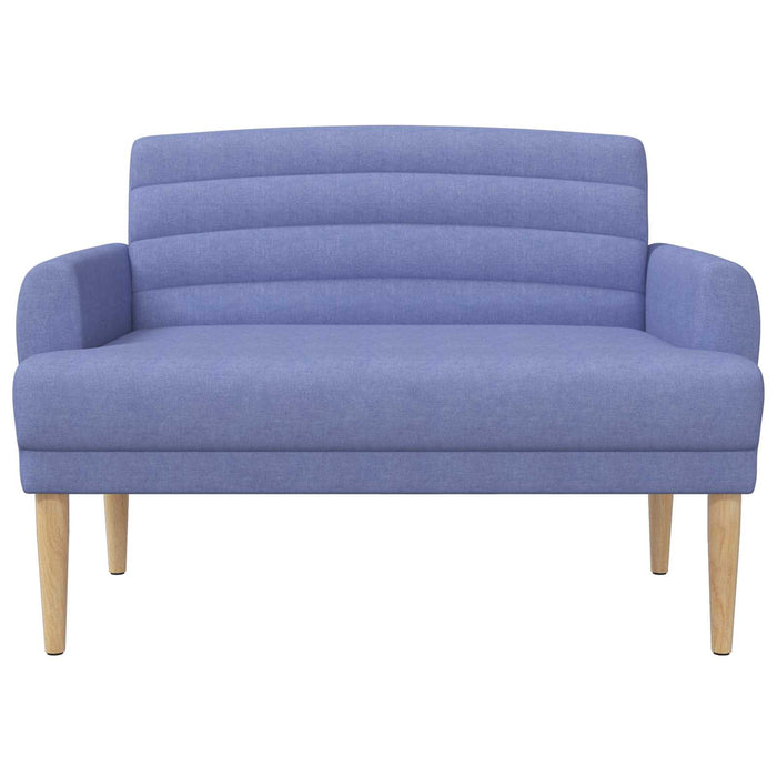 Canapea cu capitonaj butonat Albastru Jeans 116 x 67 x 80 cm WALTI