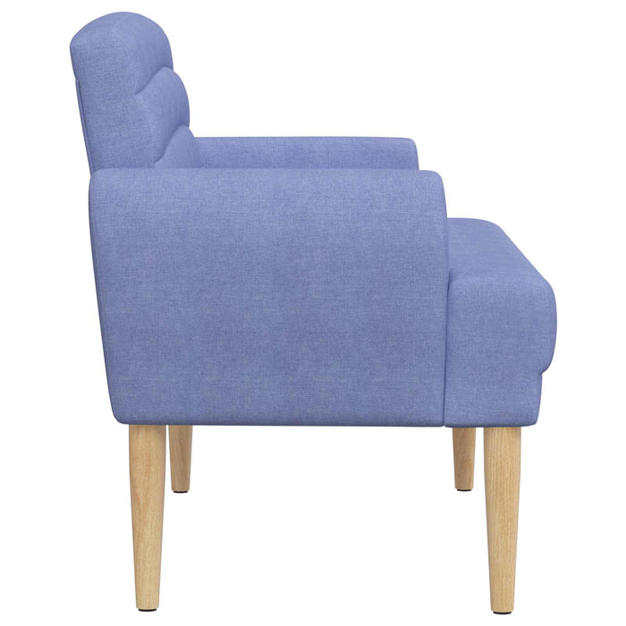 Canapea cu capitonaj butonat Albastru Jeans 116 x 67 x 80 cm WALTI