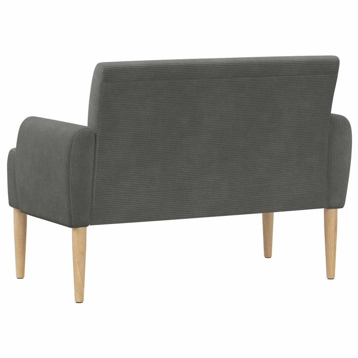 Canapea cu capitonaj butonat Gri închis 116 x 67 x 81 cm WALTI