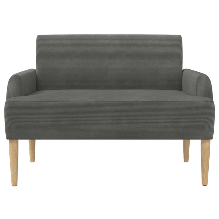 Canapea cu capitonaj butonat Gri închis 116 x 67 x 81 cm WALTI