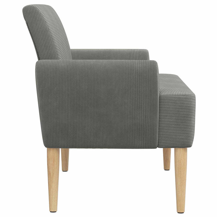 Canapea cu capitonaj butonat Gri închis 116 x 67 x 81 cm WALTI