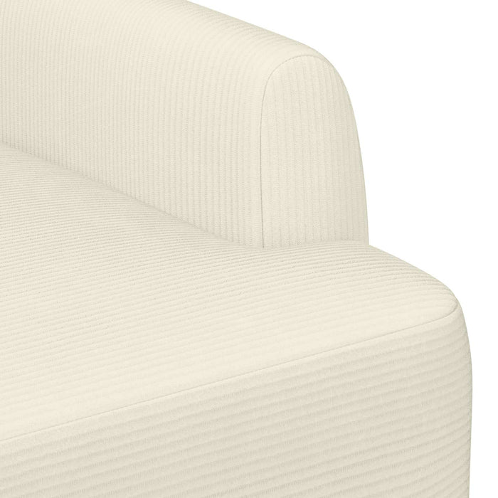 Canapea cu capitonaj butonat Crem 116 x 67 x 81 cm WALTI