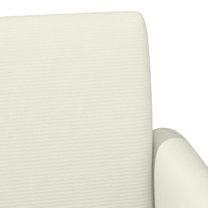 Canapea cu capitonaj butonat Crem 116 x 67 x 81 cm WALTI