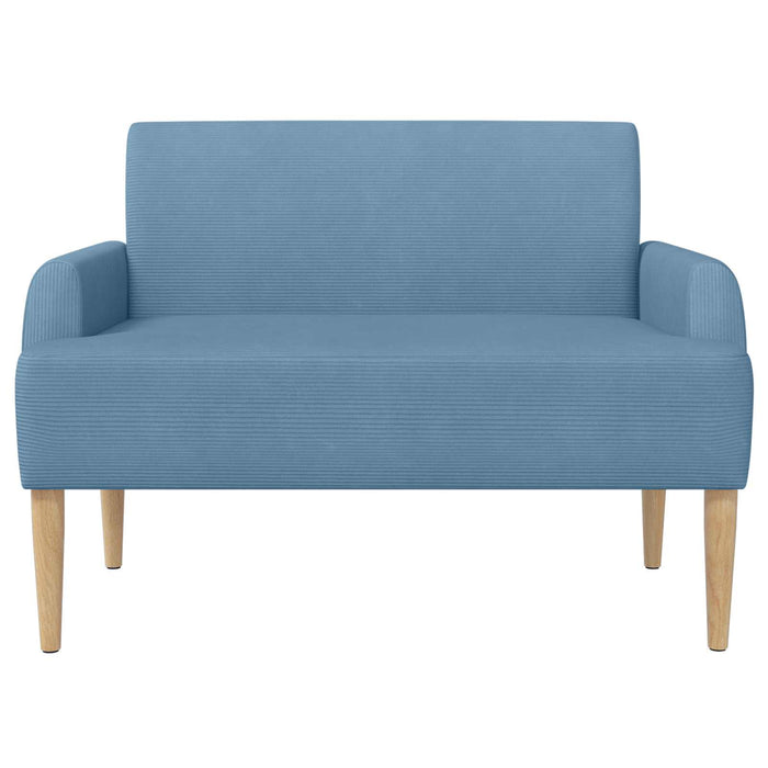 Canapea cu capitonaj butonat albastru 116 x 67 x 81 cm WALTI