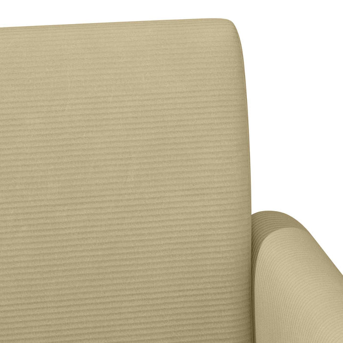 Canapea cu capitonaj butonat Verde deschis gri 116 x 67 x 81 cm WALTI