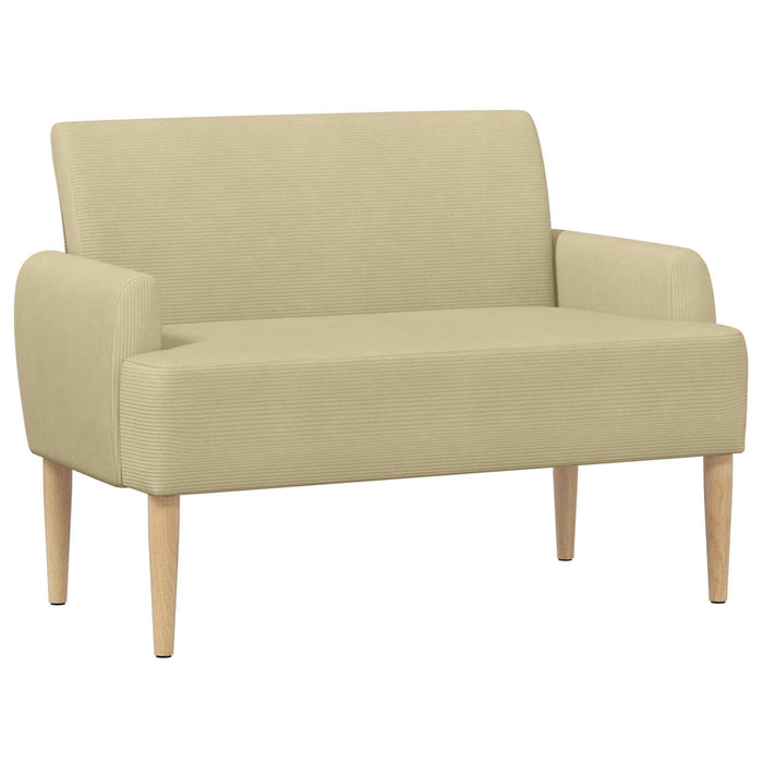 Canapea cu capitonaj butonat Verde deschis gri 116 x 67 x 81 cm WALTI
