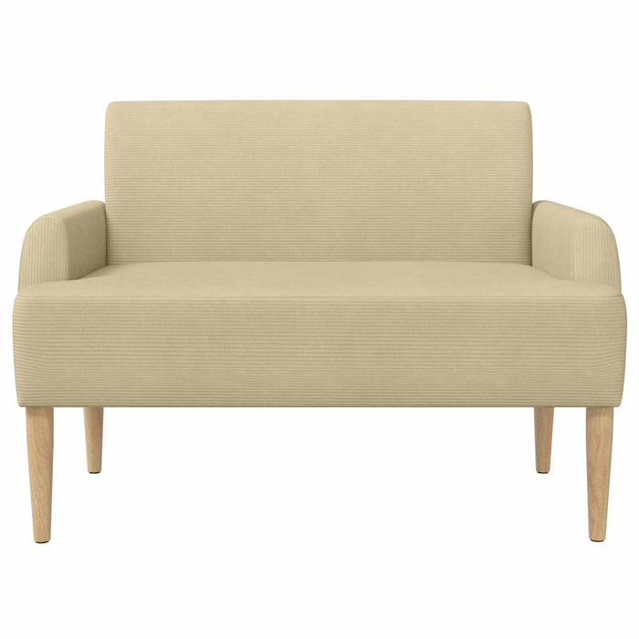 Canapea cu capitonaj butonat Verde deschis gri 116 x 67 x 81 cm WALTI