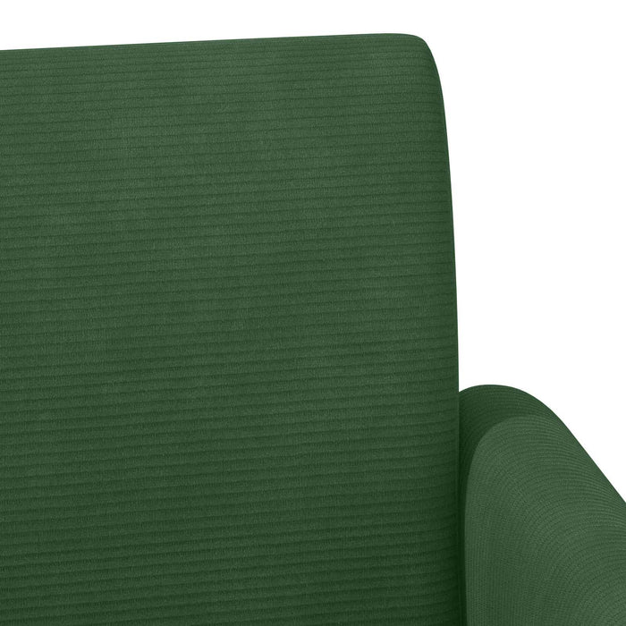 Canapea cu capitonaj butonat Verde Junglă 116 x 67 x 81 cm WALTI