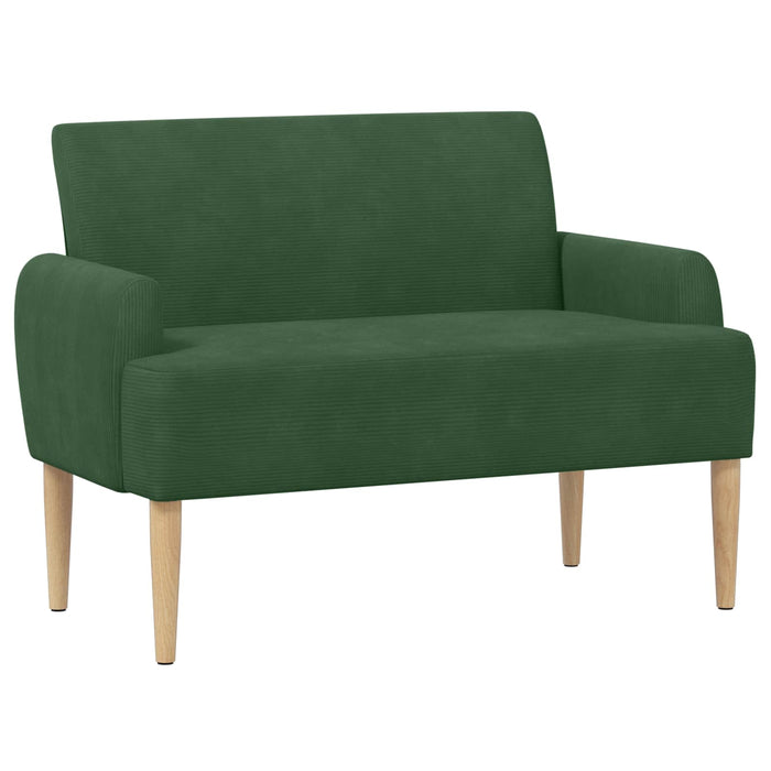 Canapea cu capitonaj butonat Verde Junglă 116 x 67 x 81 cm WALTI