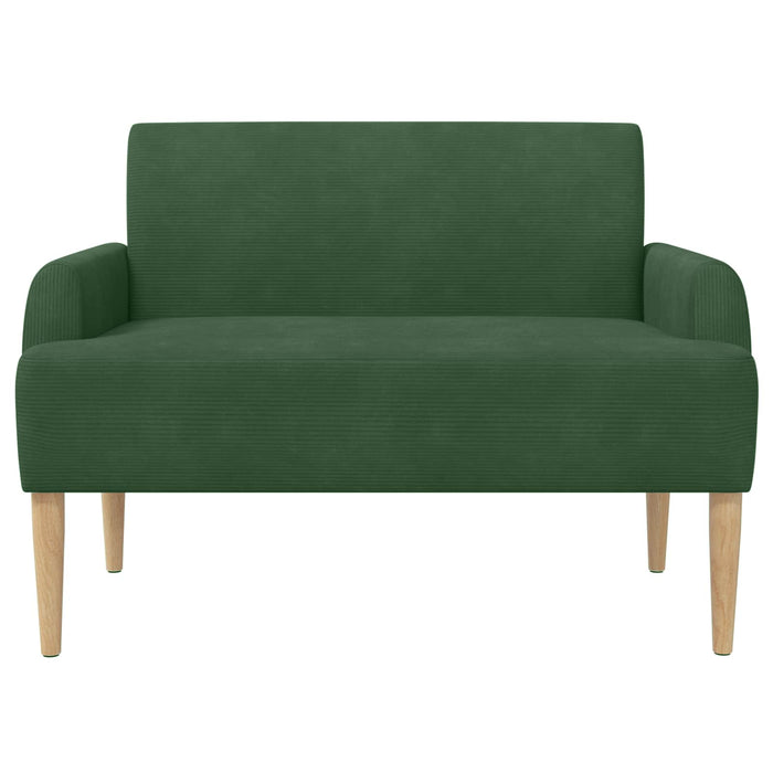 Canapea cu capitonaj butonat Verde Junglă 116 x 67 x 81 cm WALTI