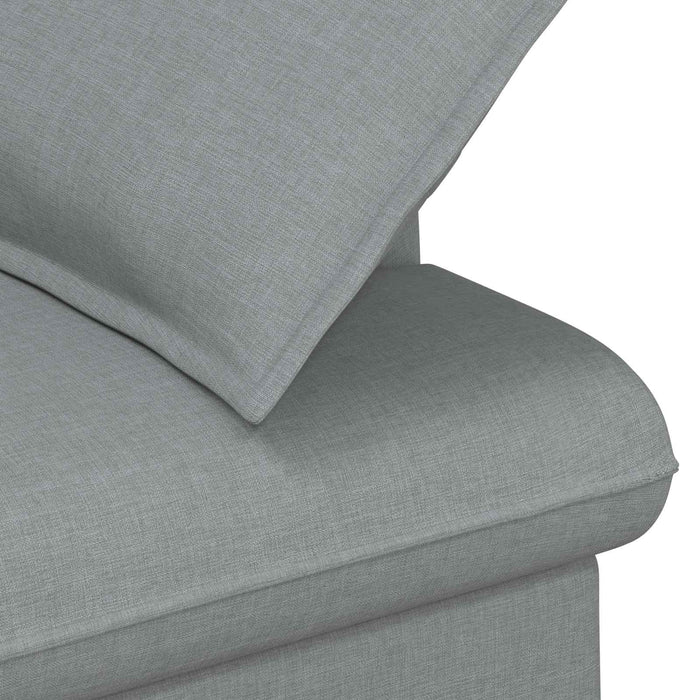 Canapea cu capitonaj butonat Gri deschis 111 x 68 x 80 cm WALTI
