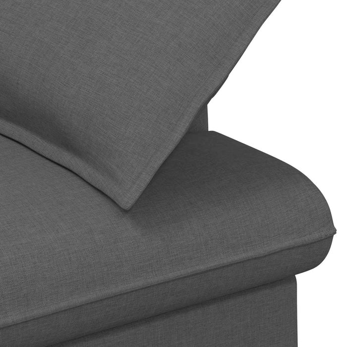 Canapea cu capitonaj butonat Gri închis 111 x 68 x 80 cm WALTI