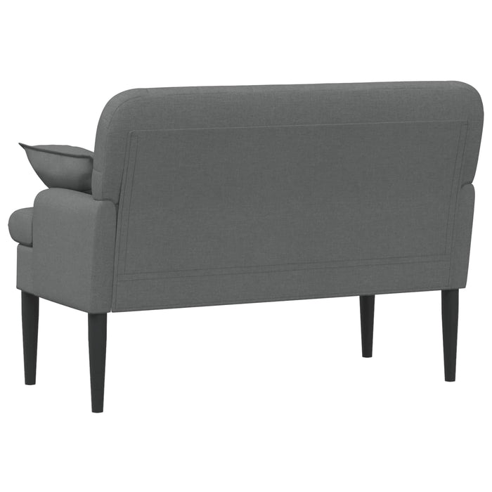 Canapea cu capitonaj butonat Gri închis 111 x 68 x 80 cm WALTI
