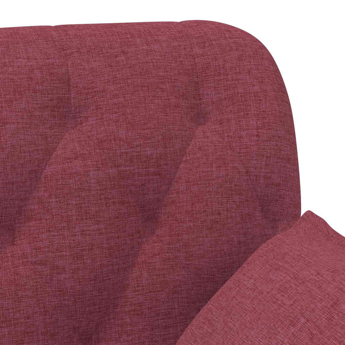 Canapea cu capitonaj butonat Roșu Vin 111 x 68 x 80 cm Țesătură WALTI