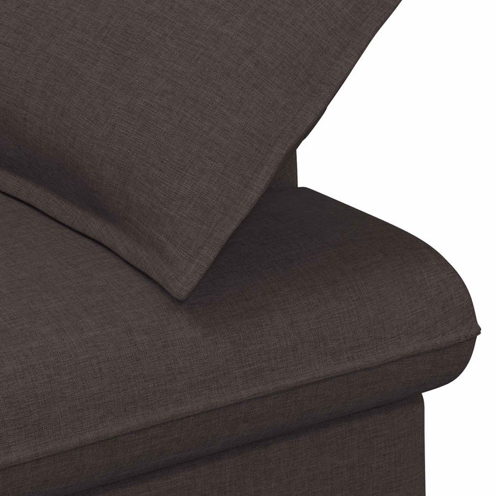 Canapea cu capitonaj butonat Maro închis 111 x 68 x 80 cm WALTI