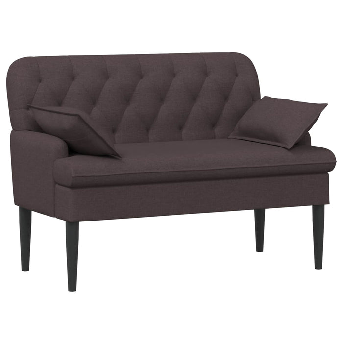 Canapea cu capitonaj butonat Maro închis 111 x 68 x 80 cm WALTI