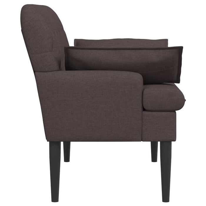 Canapea cu capitonaj butonat Maro închis 111 x 68 x 80 cm WALTI