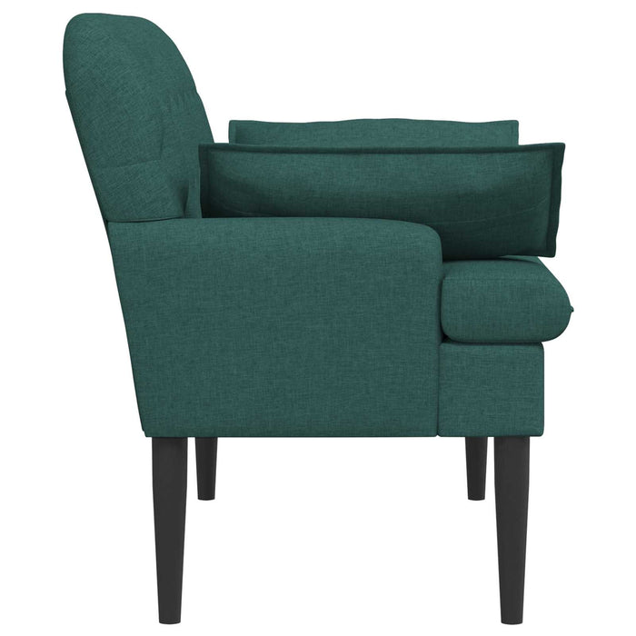 Canapea cu capitonaj butonat Verde închis 111 x 68 x 80 cm WALTI