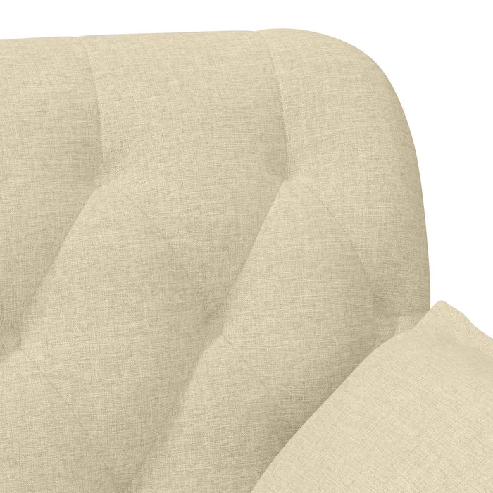 Canapea cu capitonaj butonat Crem 111 x 68 x 80 cm Țesătură WALTI