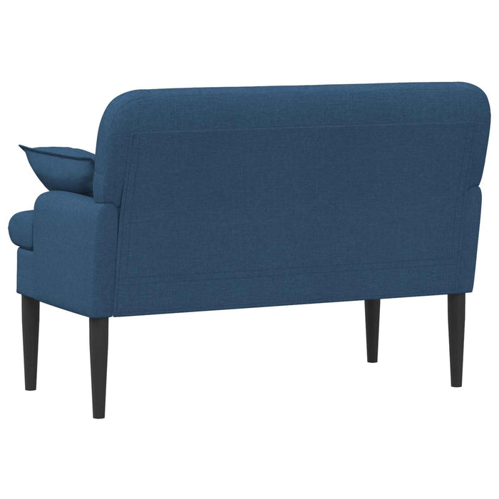 Canapea cu capitonaj butonat albastru 111 x 68 x 80 cm Țesătură WALTI