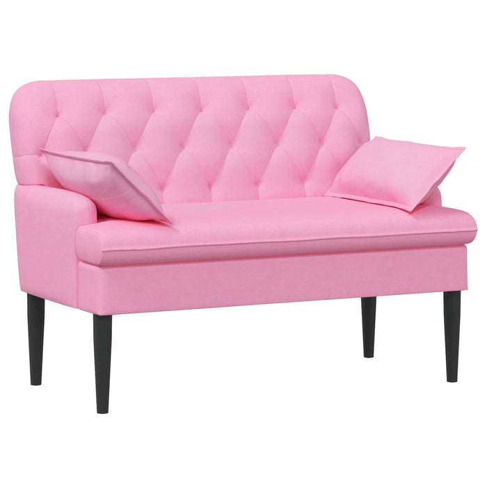 Canapea cu capitonaj butonat Roz 111 x 68 x 80 cm Țesătură WALTI