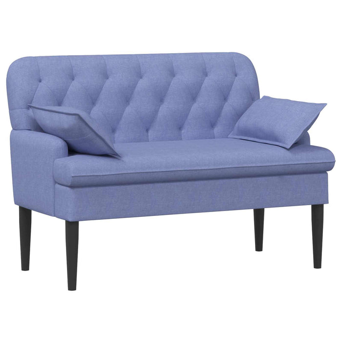 Canapea cu capitonaj butonat Albastru Jeans 111 x 68 x 80 cm WALTI
