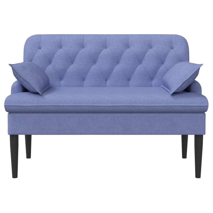 Canapea cu capitonaj butonat Albastru Jeans 111 x 68 x 80 cm WALTI