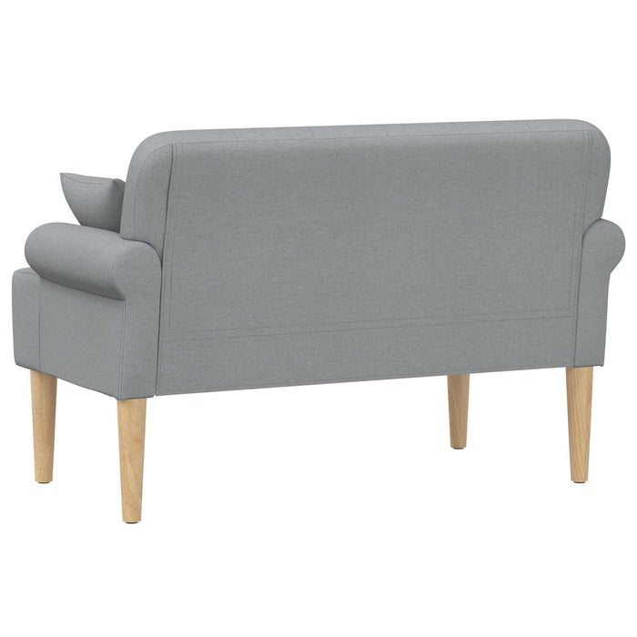 Canapea cu capitonaj butonat Gri deschis 120 x 65 x 79 cm WALTI