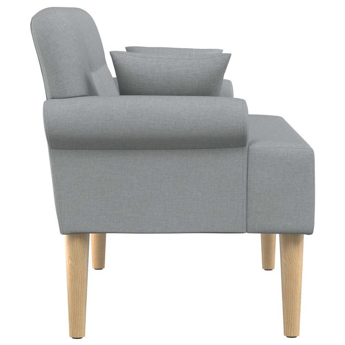 Canapea cu capitonaj butonat Gri deschis 120 x 65 x 79 cm WALTI