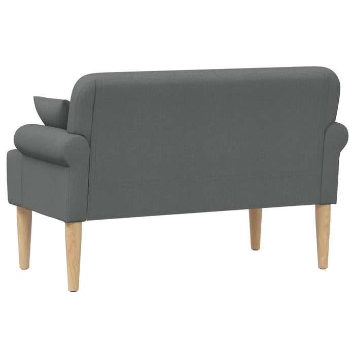 Canapea cu capitonaj butonat Gri închis 120 x 65 x 79 cm WALTI