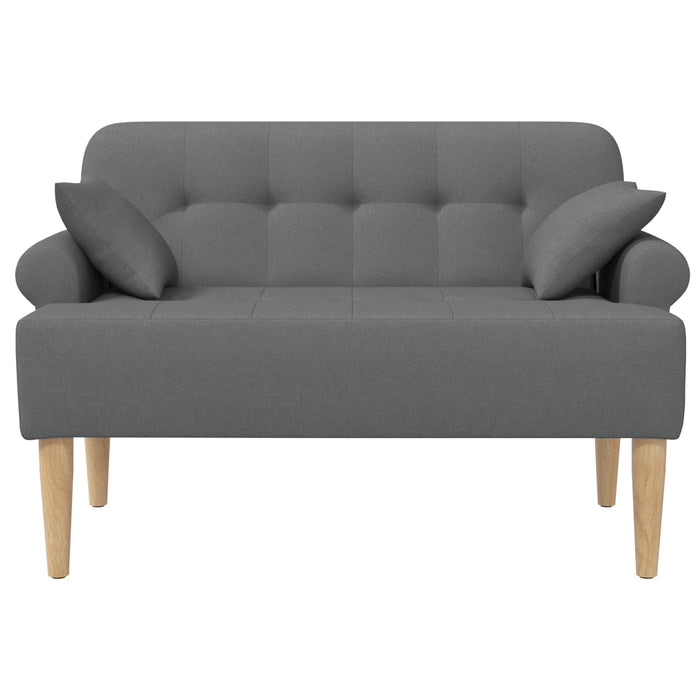 Canapea cu capitonaj butonat Gri închis 120 x 65 x 79 cm WALTI