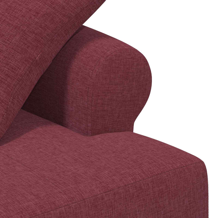 Canapea cu capitonaj butonat Roșu Vin 120 x 65 x 79 cm Țesătură WALTI