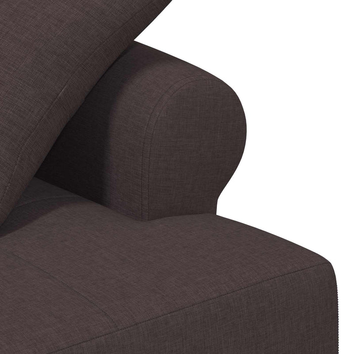 Canapea cu capitonaj butonat Maro închis 120 x 65 x 79 cm WALTI
