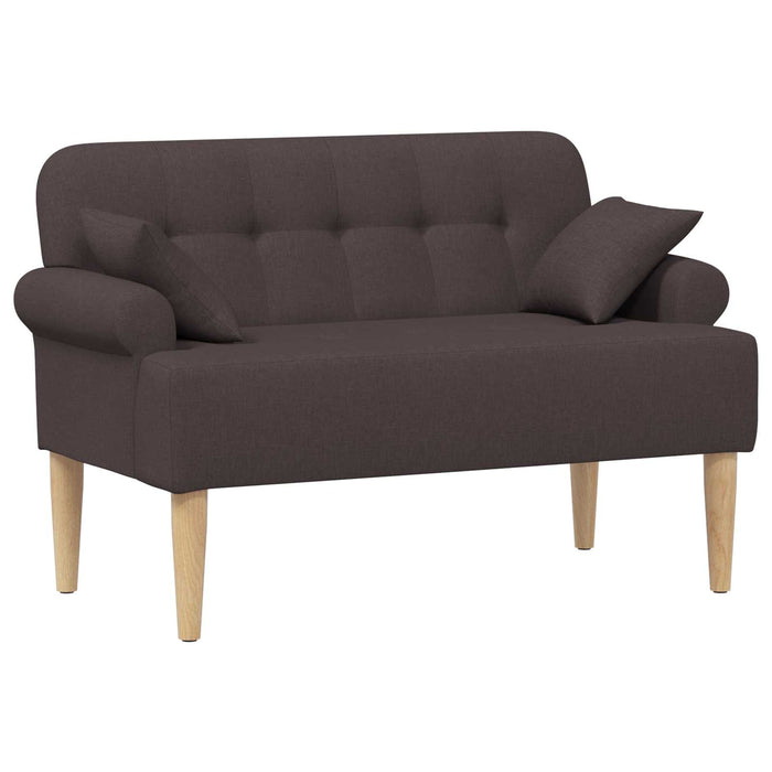 Canapea cu capitonaj butonat Maro închis 120 x 65 x 79 cm WALTI