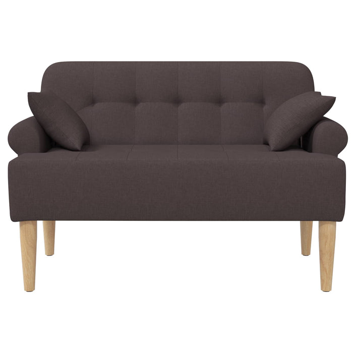 Canapea cu capitonaj butonat Maro închis 120 x 65 x 79 cm WALTI