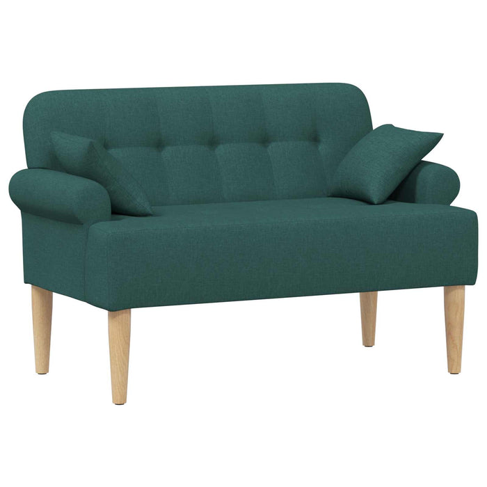 Canapea cu capitonaj butonat Verde închis 120 x 65 x 79 cm WALTI