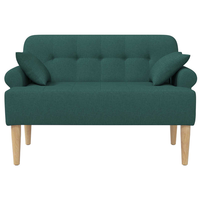 Canapea cu capitonaj butonat Verde închis 120 x 65 x 79 cm WALTI