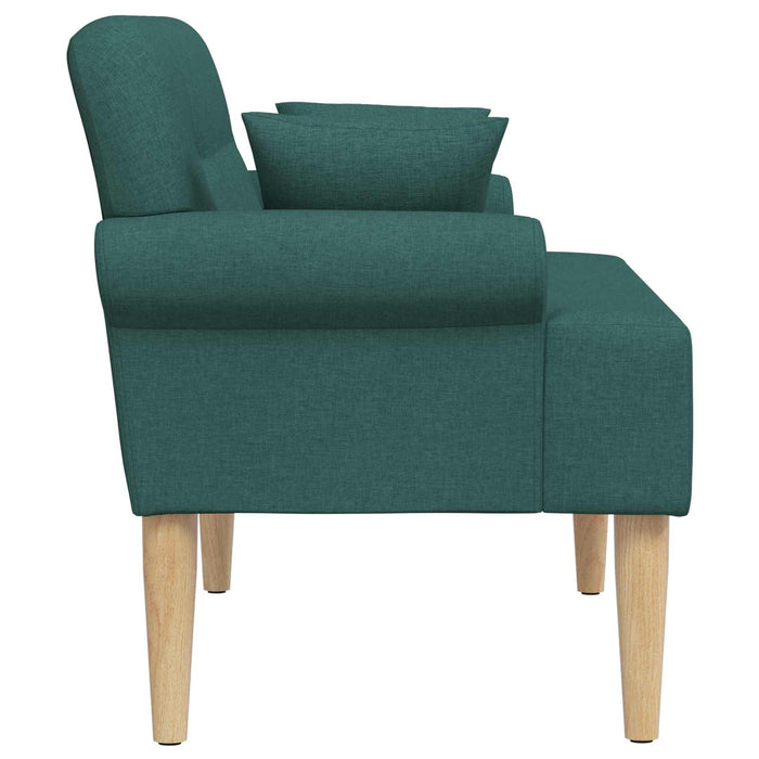 Canapea cu capitonaj butonat Verde închis 120 x 65 x 79 cm WALTI