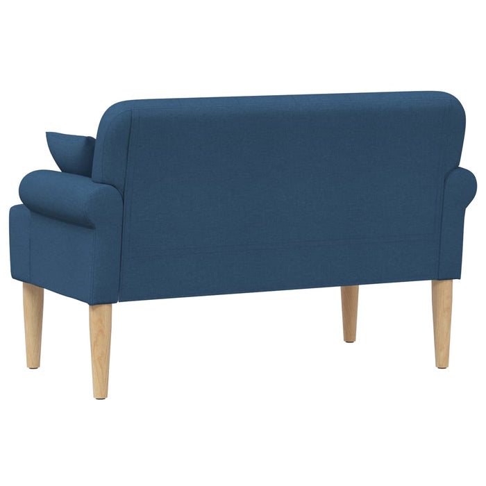 Canapea cu capitonaj butonat albastru 120 x 65 x 79 cm Țesătură WALTI