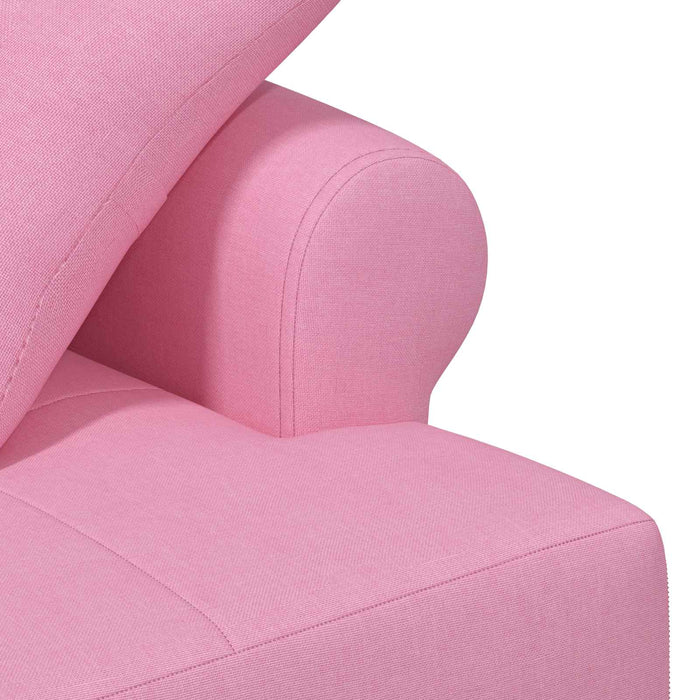 Canapea cu capitonaj butonat Roz 120 x 65 x 79 cm Țesătură WALTI
