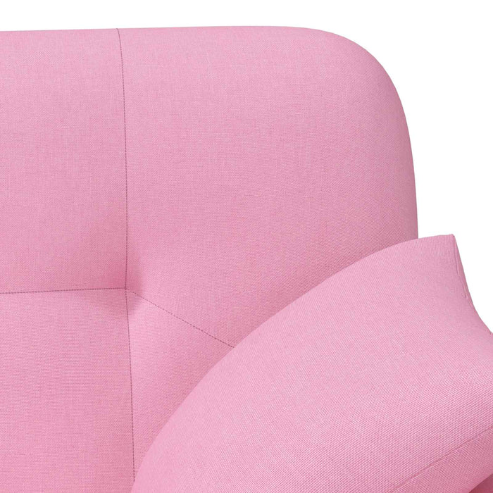 Canapea cu capitonaj butonat Roz 120 x 65 x 79 cm Țesătură WALTI