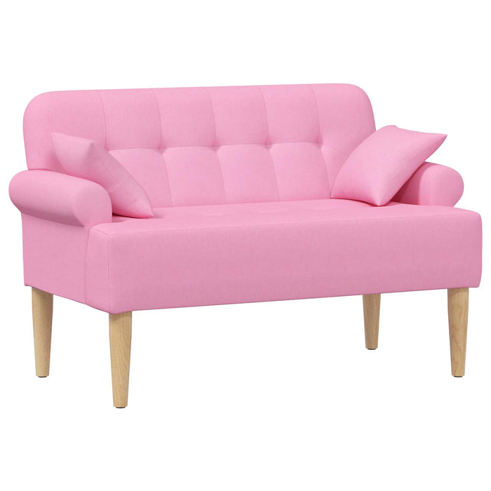 Canapea cu capitonaj butonat Roz 120 x 65 x 79 cm Țesătură WALTI