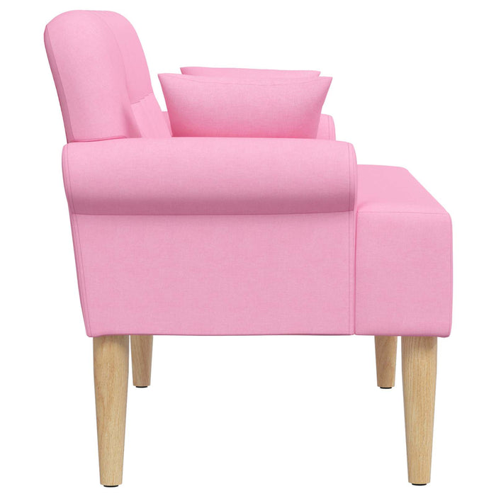 Canapea cu capitonaj butonat Roz 120 x 65 x 79 cm Țesătură WALTI