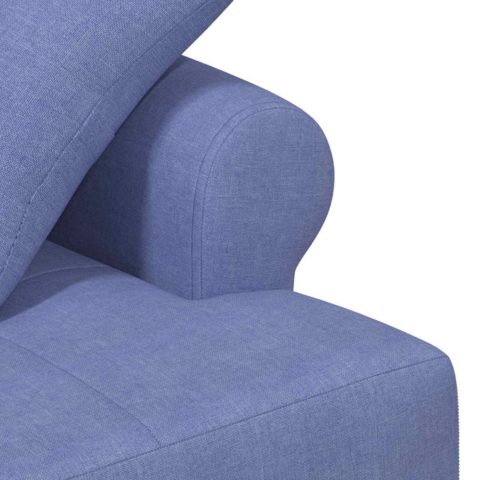 Canapea cu capitonaj butonat Albastru Jeans 120 x 65 x 79 cm WALTI