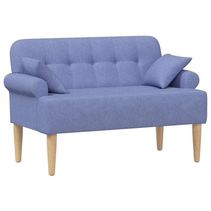 Canapea cu capitonaj butonat Albastru Jeans 120 x 65 x 79 cm WALTI