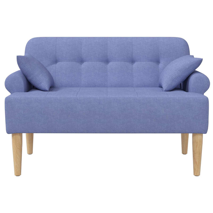 Canapea cu capitonaj butonat Albastru Jeans 120 x 65 x 79 cm WALTI
