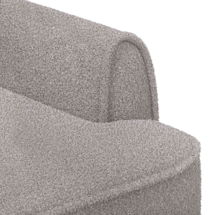 Canapea cu capitonaj butonat Gri deschis 117 x 67 x 77 cm WALTI