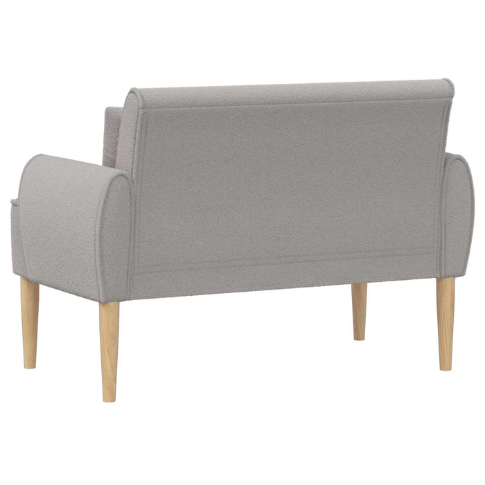 Canapea cu capitonaj butonat Gri deschis 117 x 67 x 77 cm WALTI
