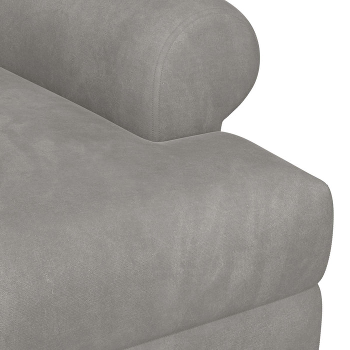 Canapea cu capitonaj butonat Gri deschis 120 x 66 x 78 cm WALTI