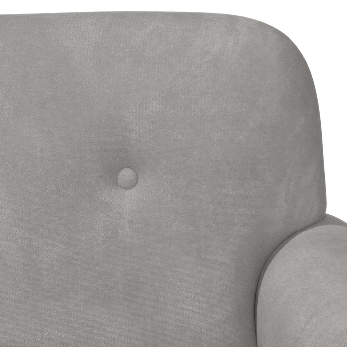 Canapea cu capitonaj butonat Gri deschis 120 x 66 x 78 cm WALTI